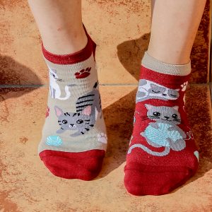 Veselé kotníkové ponožky – Koťátka