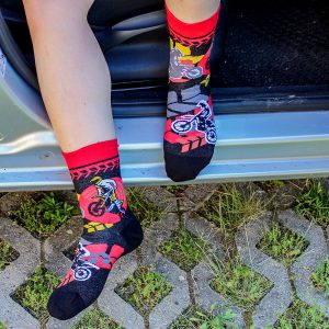 Veselé ponožky - Motokros