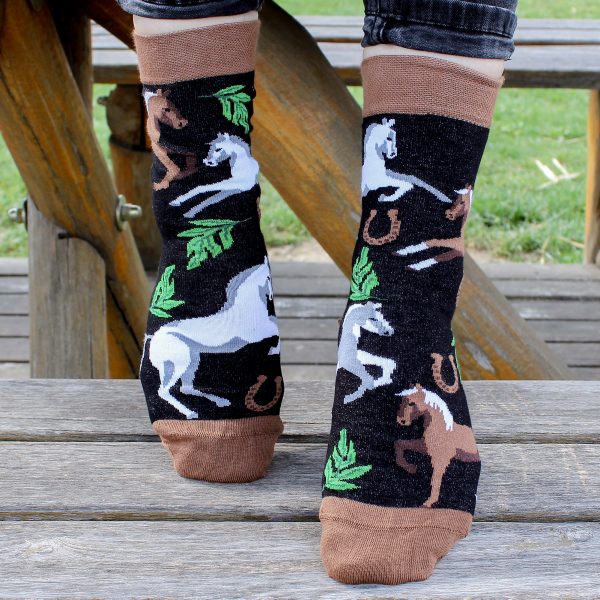 Veselé ponožky – Koně