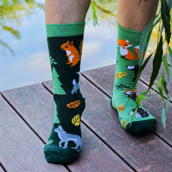 Veselé ponožky Lesní zvířátka