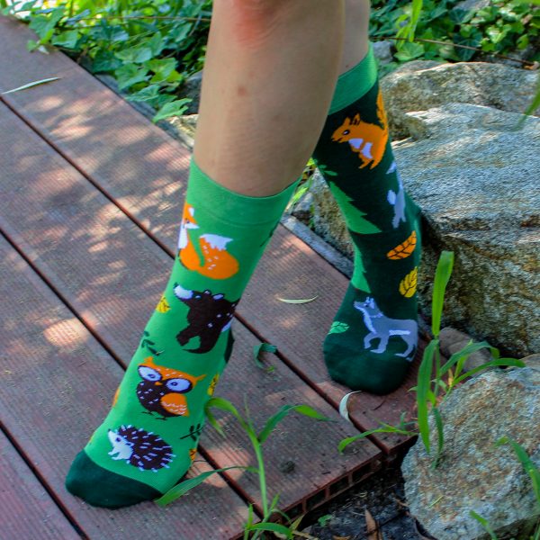 Veselé ponožky Lesní zvířátka