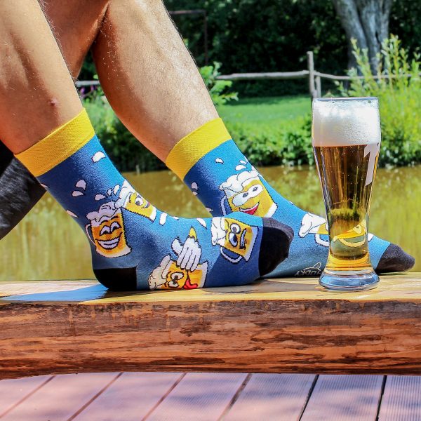 Veselé ponožky Vtipné pivo