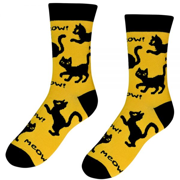 Veselé ponožky – Černé kočky